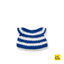 Striped blue dress handmade