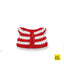 Striped red dress handmade