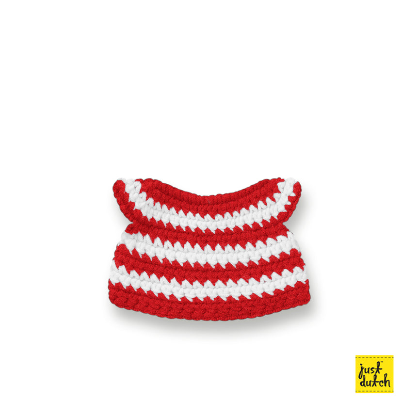ドレス ストライプド レッド ハンドメイド