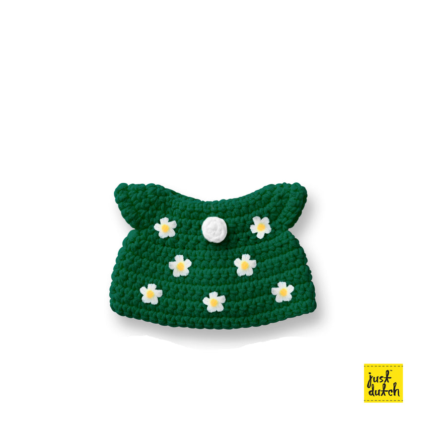 ドレス フラワー グリーン ハンドメイド