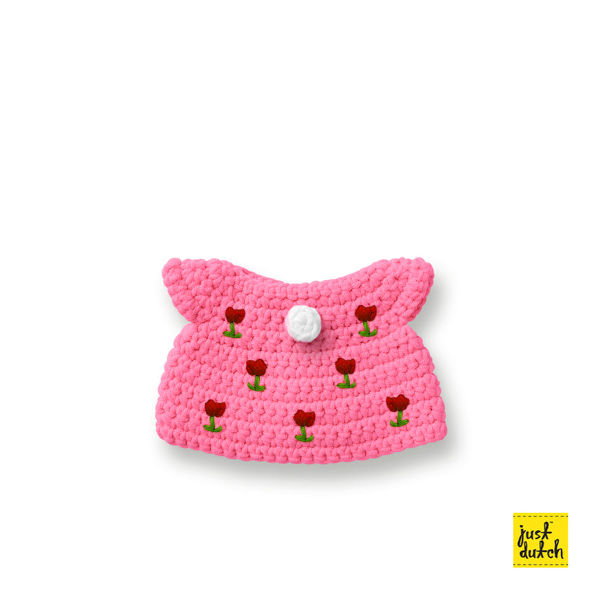 ドレス チューリップ ピンク ハンドメイド