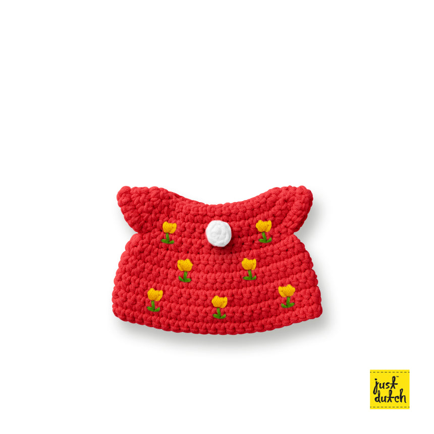 ドレス チューリップ レッド ハンドメイド