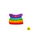 dress bright rainbow handmade