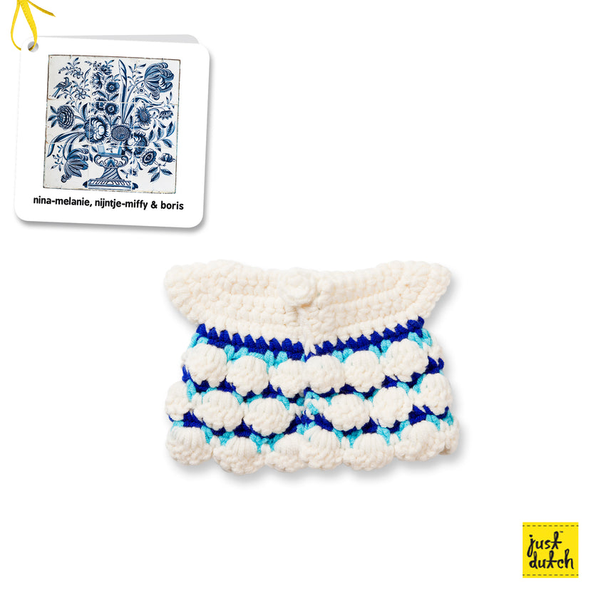 dress new delft blue handmade